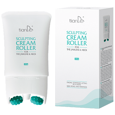 Tvarujúci krémový valček na čeľusť a krk