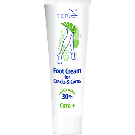 Krém na nohy s 30 % močoviny na praskliny a kurie oká