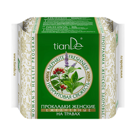 TianDe Dámske bylinné SLIPOVÉ vložky Nefritová sviežosť
