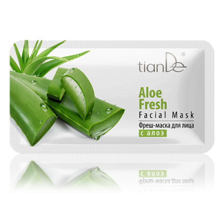 TianDe Osviežujúca pleťová maska ​​s Aloe