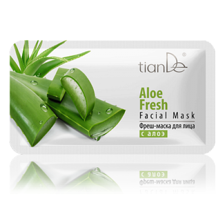 TianDe Osviežujúca pleťová maska ​​s Aloe